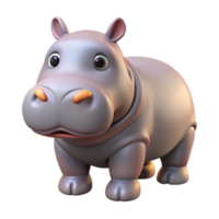 impressive minimalist A hippopotamus authentic png