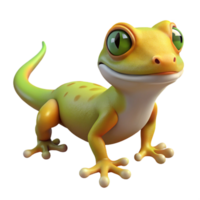 serene traditional A gecko authentic png