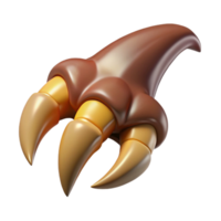 serene abstract A realistic rendering of a griffin claw, sharp, exclusive png