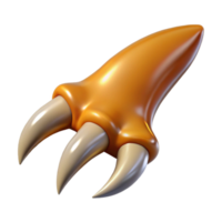 magnificent traditional A realistic rendering of a griffin claw, sharp, high quality png