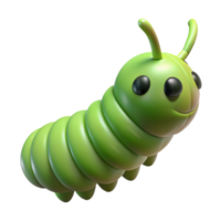 elegant minimalist A caterpillar inching along original png