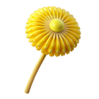magnificent rustic Single dandelion, yellow authentic png