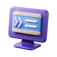stunning classic Desktop computer monitor displaying code genuine png