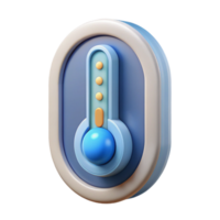 magnificent creative Smart thermostat displaying temperature genuine png