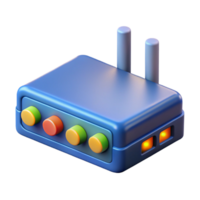 wonderful abstract Network switch with blinking lights high quality png