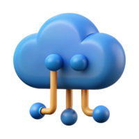 magnificent minimalist Cloud computing icon with data streams 4K png