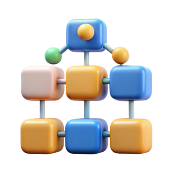 geweldig minimalistische machine aan het leren algoritme visualisatie hoog kwaliteit png