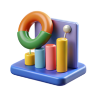 magnificent abstract Big data analytics chart high quality png