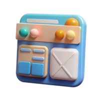 extraordinary abstract Web design software interface genuine png
