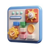 dramatic abstract Project management software interface authentic png