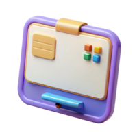 elegant abstract Educational technology interactive whiteboard authentic png