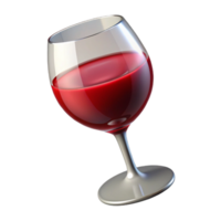 impressive traditional A glass of red wine, original png