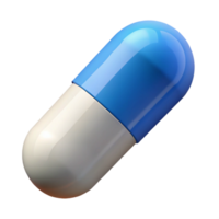 beautiful minimalist A pill capsule, generic medication, high resolution png