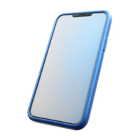 impressive modern A smartphone, blank screen detailed png