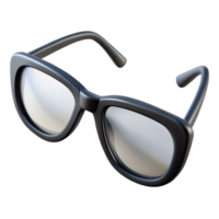 vibrant rustic A pair of eyeglasses with black frames 4K png