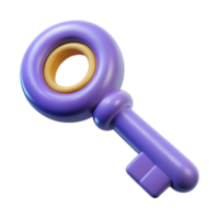 beautiful minimalist A key with a unique design high quality png