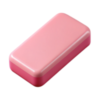 magnificent traditional An eraser, pink rectangular shape 4K png