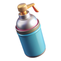 serene artistic A spray can with a nozzle high resolution png
