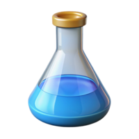 serene traditional A flask, Erlenmeyer style high quality png