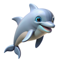 serene contemporary A playful bottlenose Dolphin, exclusive png