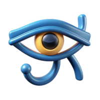 elegant rustic Eye of Horus, Egyptian protective symbol, stylized, high resolution png