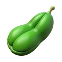 dramatic vintage Close-up of a green bean original png