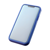 impressive abstract A mobile phone with a blank screen, premium png