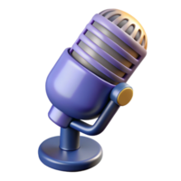 wonderful creative A microphone, classic design, professional png