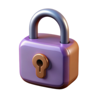 extraordinary rustic A padlock with a keyhole, authentic png