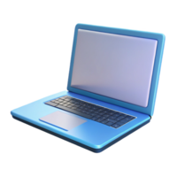 magnificent abstract A laptop computer with a blank screen, high resolution png