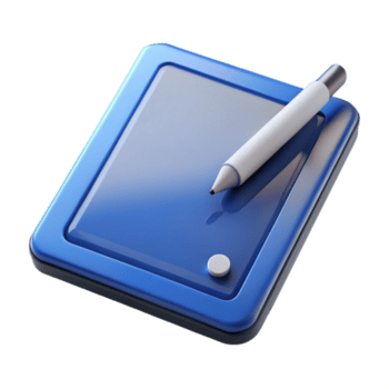 skön abstrakt en läsplatta dator med en nål, hög upplösning png