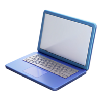 serene rustic A laptop computer with a blank screen, exclusive png