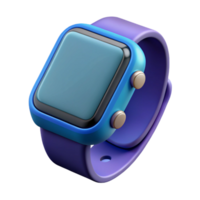 beautiful artistic A smart watch with a digital display, 4K png