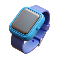stunning traditional A smart watch with a digital display, premium png