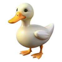 wonderful contemporary A quacking duck, original png