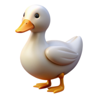 magnificent contemporary A quacking duck, high resolution png
