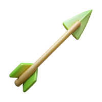 stunning abstract A single, delicate elven arrow with a fletched tail, high resolution png