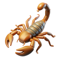 wonderful abstract A scorpion with its tail raised exclusive png