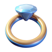 elegant abstract A single, sparkling, diamond ring high resolution png