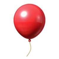 serene creative A single, red balloon high quality png