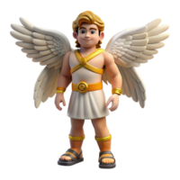 vibrant modern Hermes, Messenger God, winged sandals, authentic png