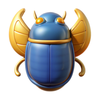 serene artistic Scarab Beetle, Egyptian amulet, exclusive png