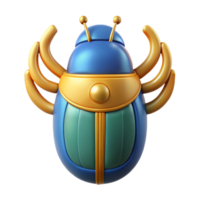 wonderful artistic Scarab Beetle, Egyptian amulet, genuine png