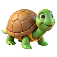 beautiful traditional A turtle, head out of shell, original png