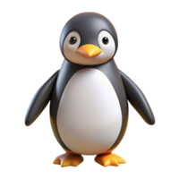beautiful abstract A penguin, standing, high resolution png