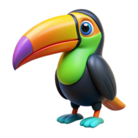 extraordinary modern A colorful toucan with a large beak authentic png