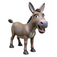 elegant creative A braying donkey high quality png