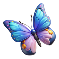 elegant rustic A fluttering butterfly original png