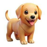 impressive minimalist A playful Golden Retriever puppy, original png