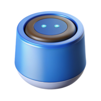 magnificent contemporary Smart speaker with voice assistant activated high resolution png